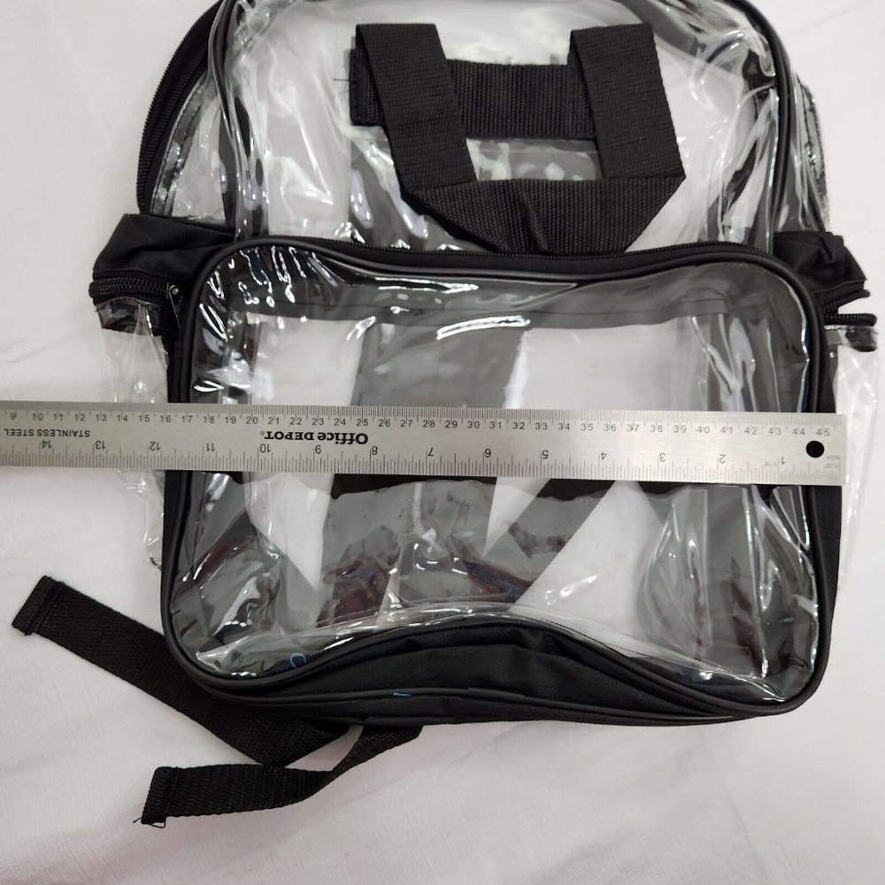 Clear Backpack Stadium Plastic For Compartments B… - image 7